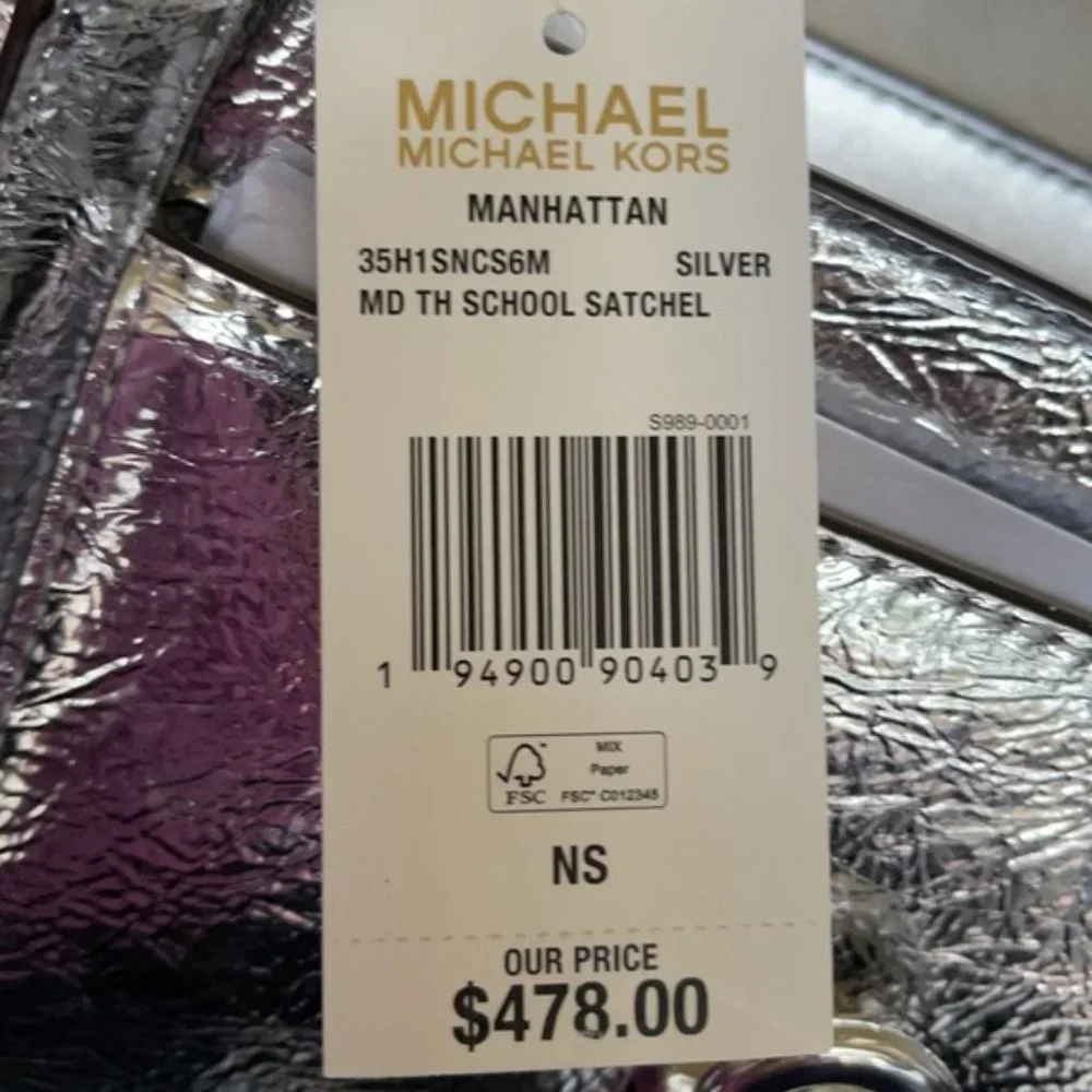 Michael Kors Manhattan Medium School Satchel - Picture 10 of 15